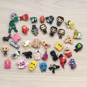 Boy theme croc charms jitterbugs